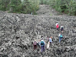 Trekking on etna