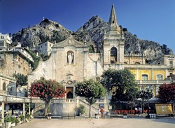 View of Taormina city